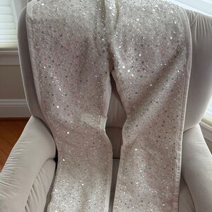 Guess Pink Sequin Embellished Jean sexy straight size 24
